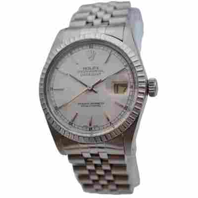 ROLEX DATEJUST 36 SILVER DIAL JUBILEE STAINLESS STEEL AUTOMATIC REF: 16030