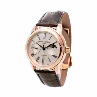 FREDERIQUE CONSTANT MANUFACTURE CLASSIC MOONPHASE 42MM ROSE GOLD PLATED REF: FC712MS4H4