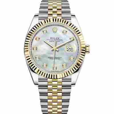 ROLEX DATEJUST TWO TONE YELLOW GOLD&STEEL 41MM REF: 126333